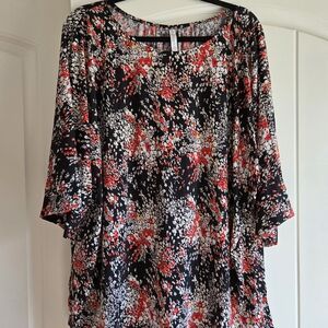 Dear Scarlett Elegant Black Floral Blouse